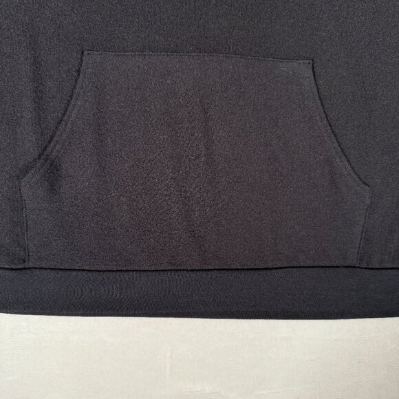 ALO Yoga Hooded Sweater Women Black Super Soft Cropped Pullover Long Sleeve EUC - Picture 2 of 9